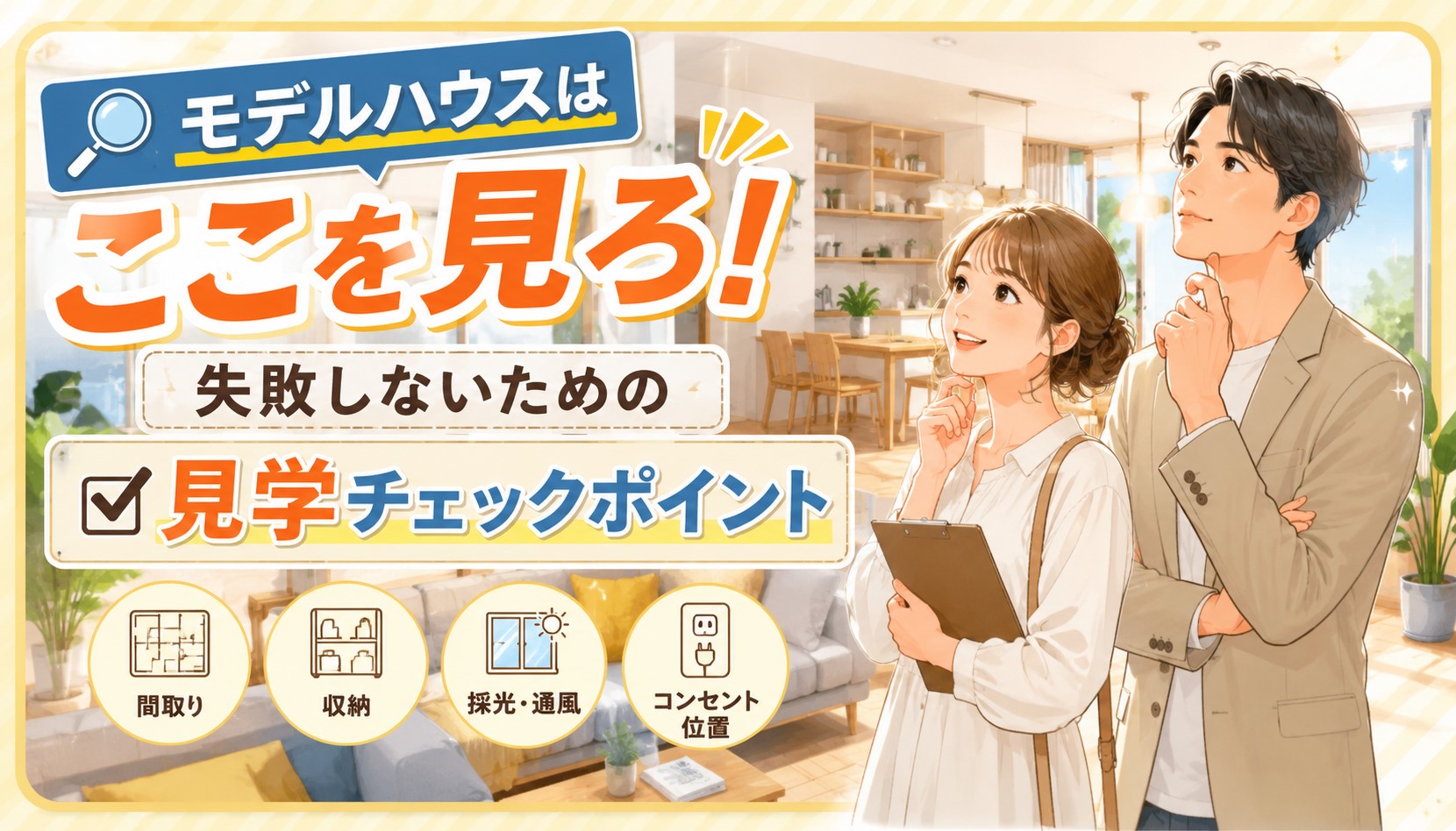 モデルハウスはここを見ろ！失敗しないための見学チェックポイント